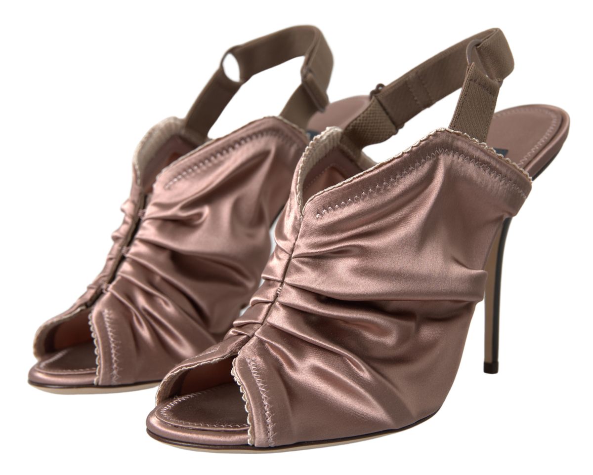 Dolce & Gabbana Light brown Slingback Corset Style Fastening stiletto heels -   -  Dolce & Gabbana.