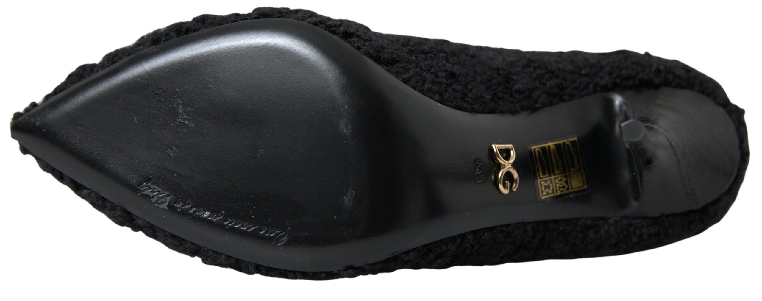 Dolce & Gabbana Black Stiletto Heels Mid Calf Boots -   -  Dolce & Gabbana.