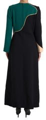 Dolce & Gabbana Multicolor Long Sleeves A-line Maxi Dress -   -  Dolce & Gabbana.