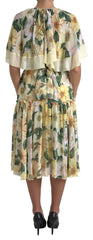 Dolce & Gabbana Multicolor Silk Floral Print Long Maxi Dress -   -  Dolce & Gabbana.
