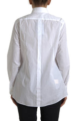 Dolce & Gabbana Cotton Collared Long Sleeves Shirt White -   -  Dolce & Gabbana.