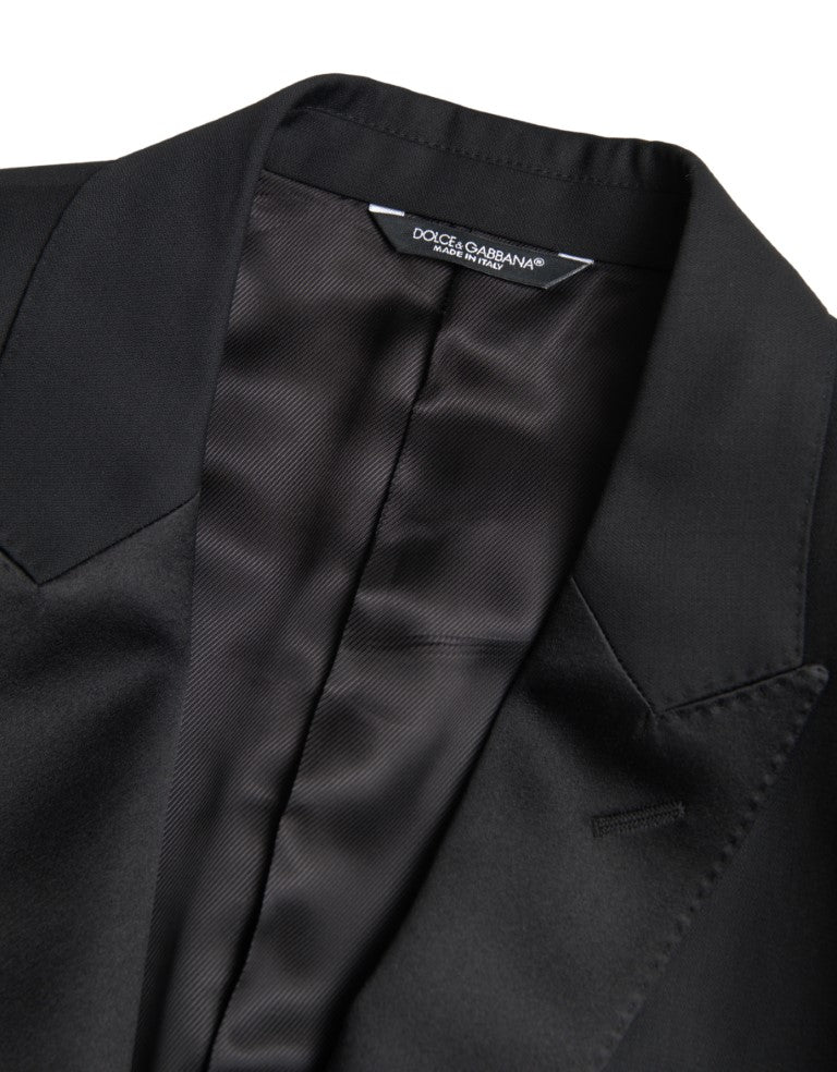 Dolce & Gabbana Black Wool Single Breasted MARTINI Blazer -   -  Dolce & Gabbana.