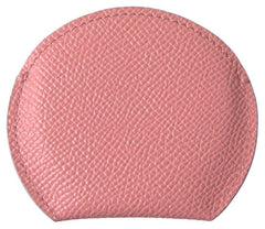 Dolce & Gabbana Pink Calfskin Leather Round Mirror Holder -   -  Dolce & Gabbana.