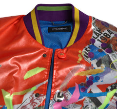 Dolce & Gabbana Orange Polyester Button Blouson Jacket -   -  Dolce & Gabbana.