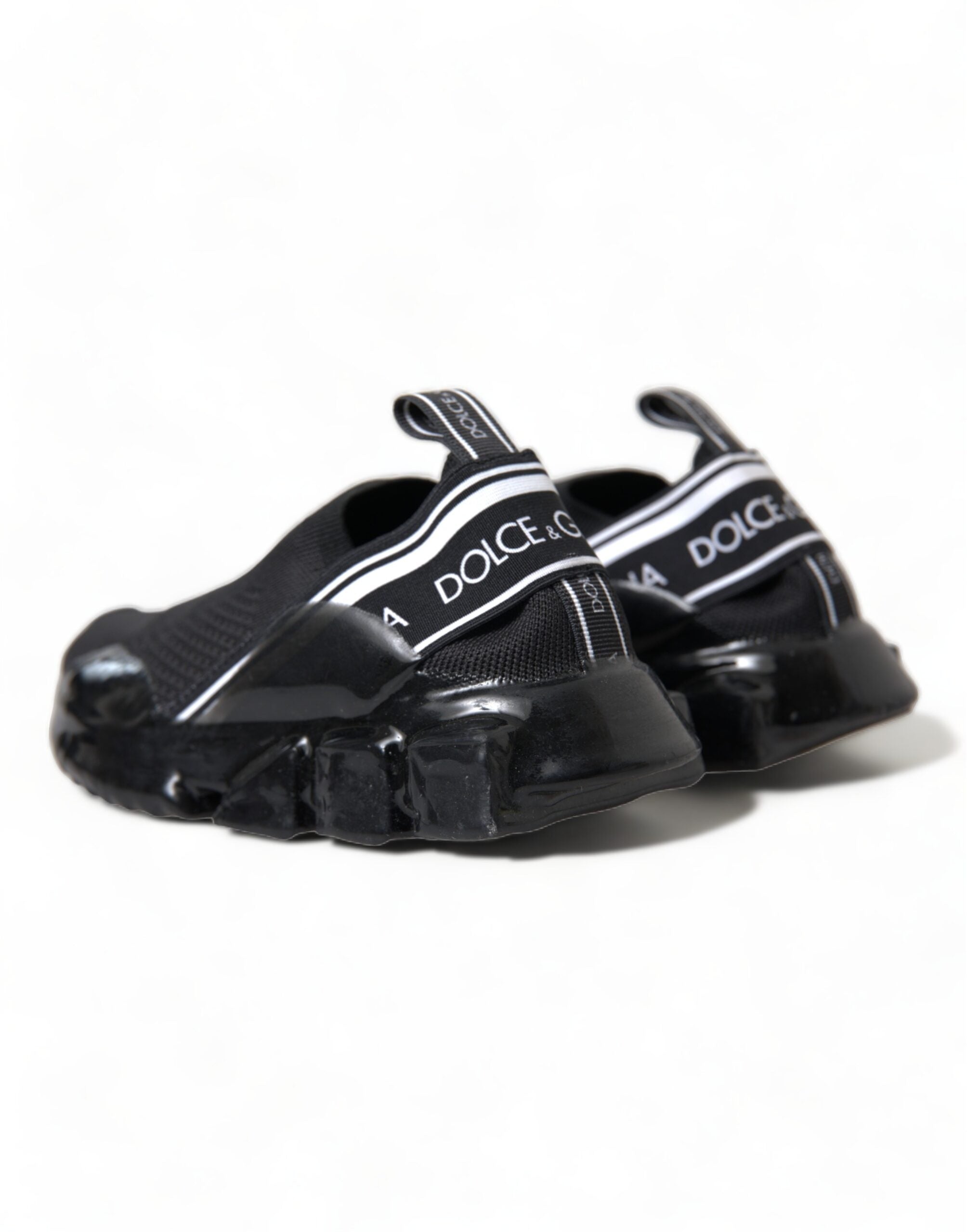 Dolce & Gabbana Black Sorrento Slip On Low Top Sneakers Shoes -   -  Dolce & Gabbana.