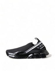 Dolce & Gabbana Black Sorrento Slip On Low Top Sneakers Shoes -   -  Dolce & Gabbana.