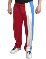 Dolce & Gabbana Multicolor Polyester Men Sweatpants Pants -   -  Dolce & Gabbana.