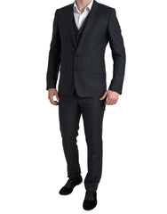Dolce & Gabbana Black 3 Piece Single Breasted MARTINI Suit -   -  Dolce & Gabbana.