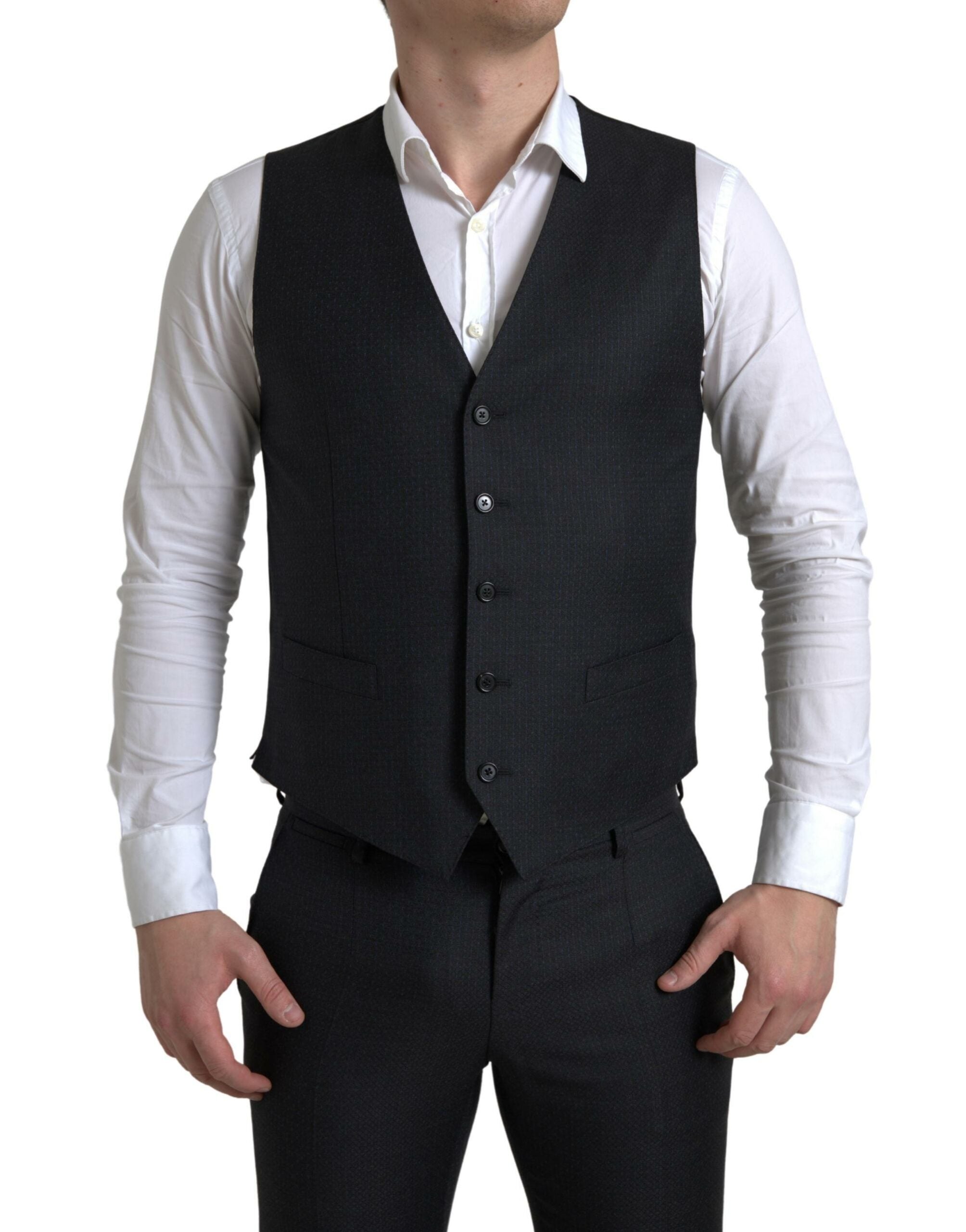 Dolce & Gabbana Black 3 Piece Single Breasted MARTINI Suit -   -  Dolce & Gabbana.