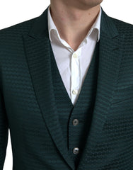 Dolce & Gabbana Green 3 Piece Single Breasted MARTINI Suit -   -  Dolce & Gabbana.