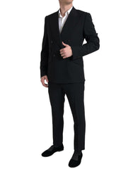 Dolce & Gabbana Black 2 Piece Double Breasted SICILIA Suit -   -  Dolce & Gabbana.
