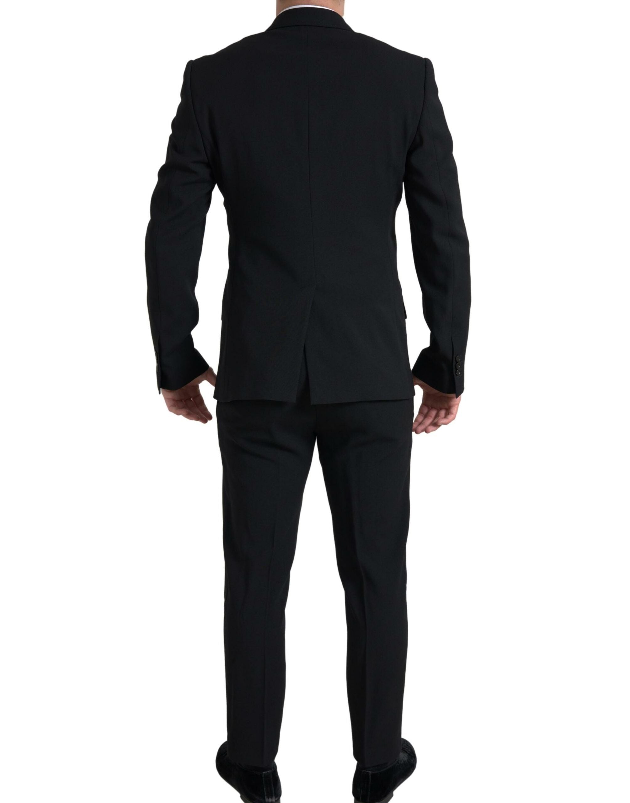 Dolce & Gabbana Black 2 Piece Double Breasted SICILIA Suit -   -  Dolce & Gabbana.