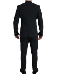 Dolce & Gabbana Black 2 Piece Double Breasted SICILIA Suit -   -  Dolce & Gabbana.