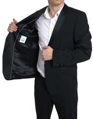 Dolce & Gabbana Black 2 Piece Single Breasted MARTINI Suit -   -  Dolce & Gabbana.