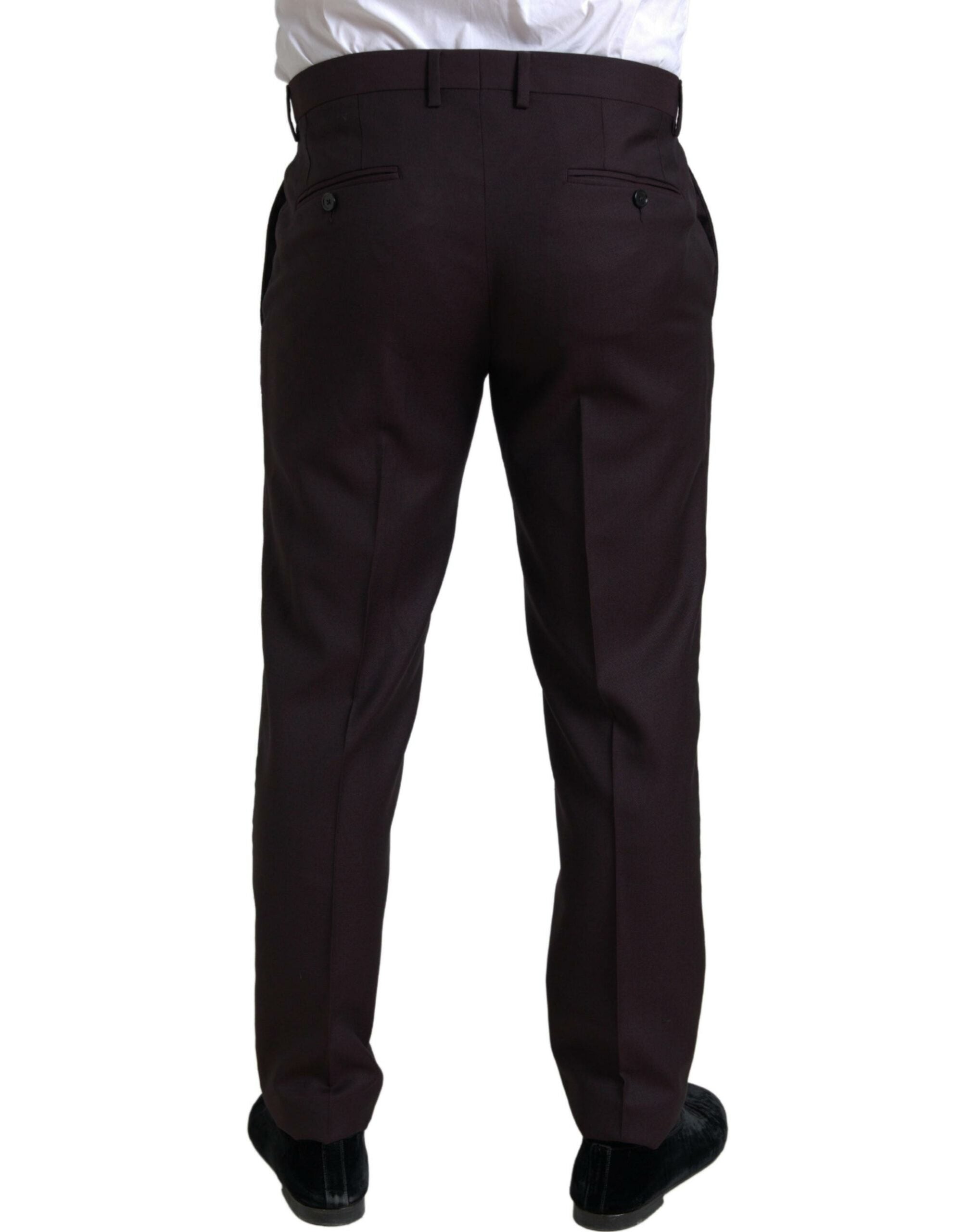 Dolce & Gabbana Maroon 2 Piece Single Breasted MARTINI Suit -   -  Dolce & Gabbana.