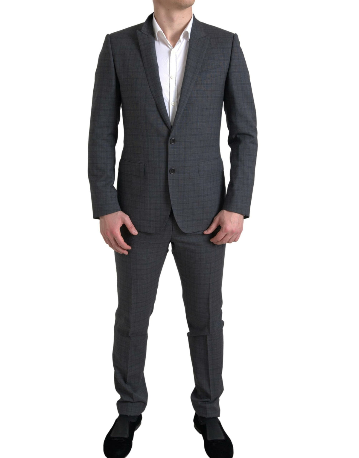Dolce & Gabbana Gray 2 Piece Single Breasted MARTINI Suit -   -  Dolce & Gabbana.