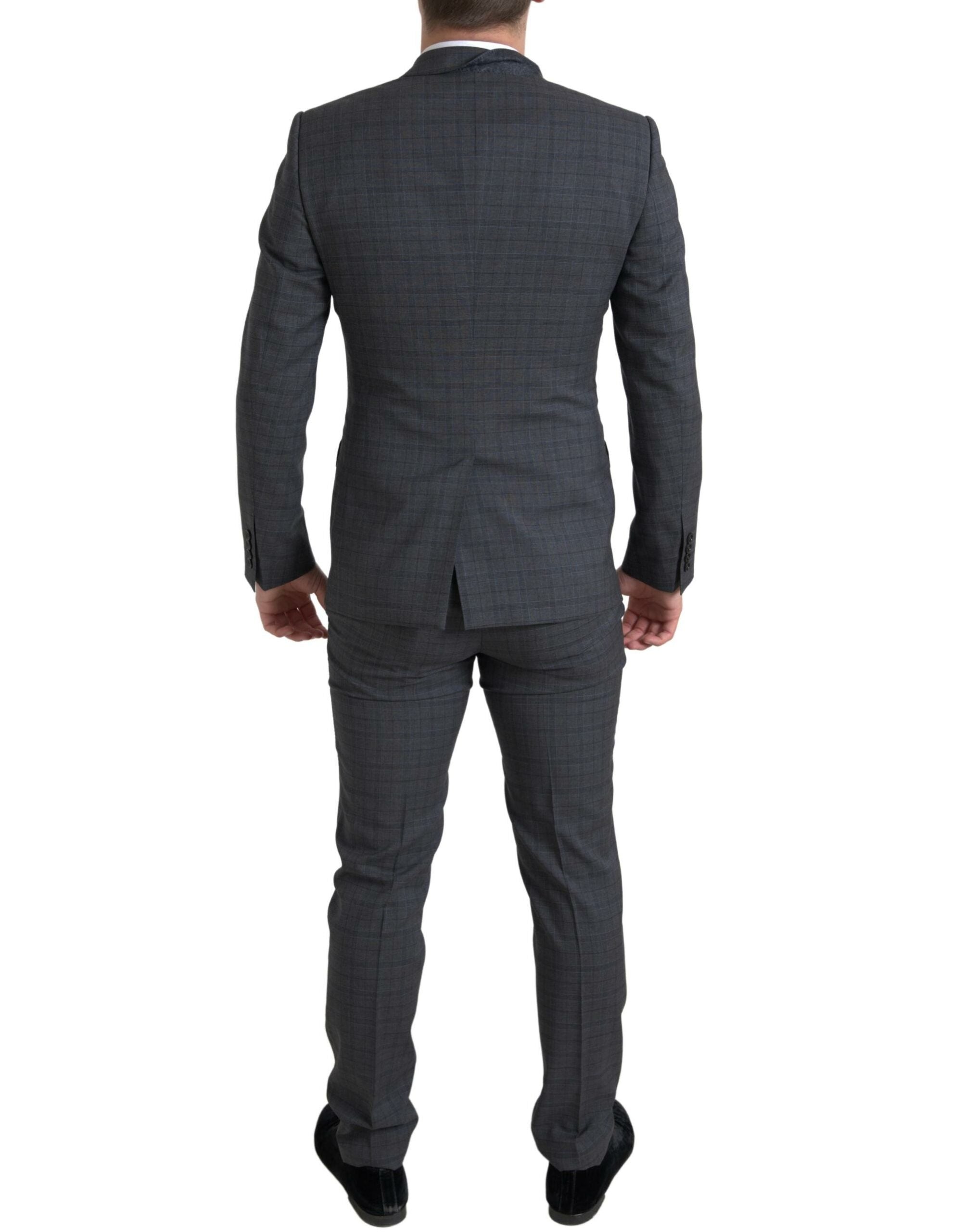 Dolce & Gabbana Gray 2 Piece Single Breasted MARTINI Suit -   -  Dolce & Gabbana.