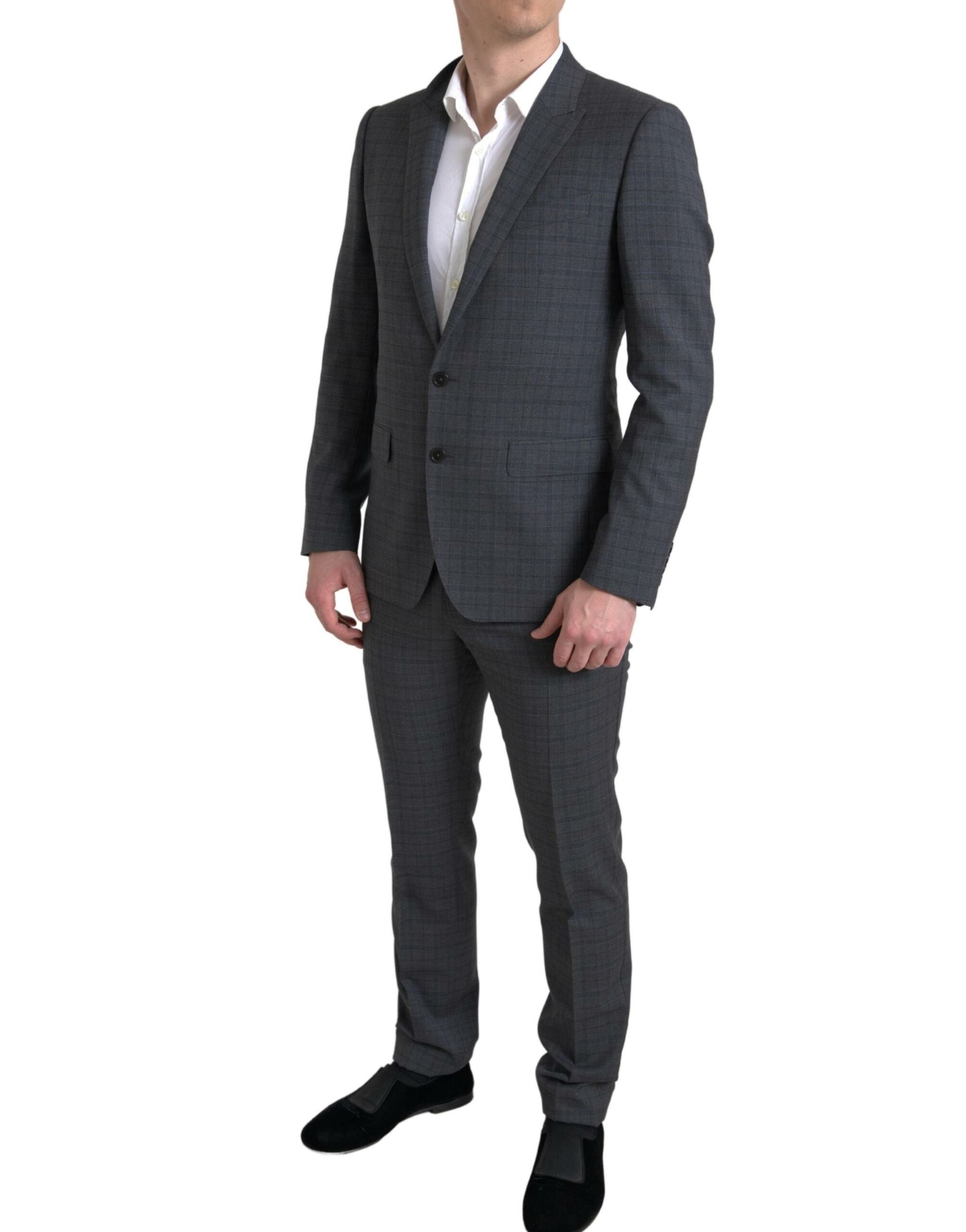 Dolce & Gabbana Gray 2 Piece Single Breasted MARTINI Suit -   -  Dolce & Gabbana.
