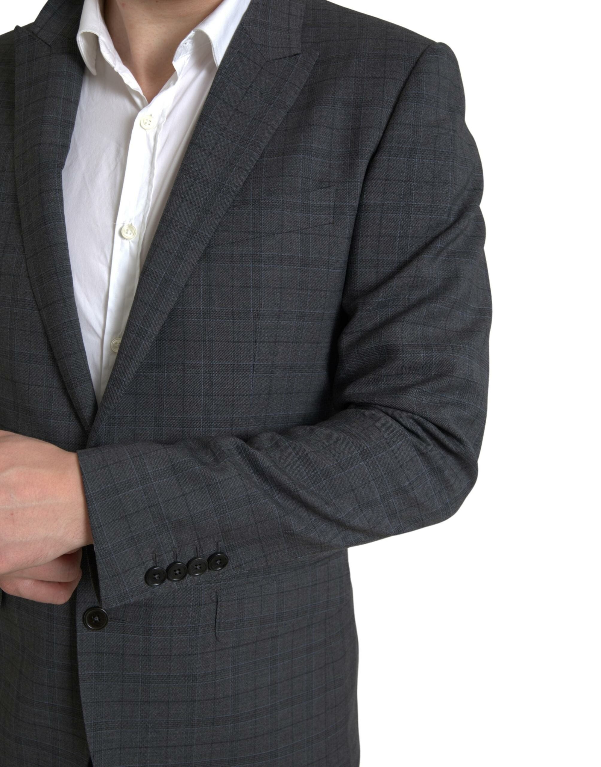 Dolce & Gabbana Gray 2 Piece Single Breasted MARTINI Suit -   -  Dolce & Gabbana.