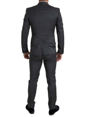 Dolce & Gabbana Gray 2 Piece Double Breasted SICILIA Suit -   -  Dolce & Gabbana.