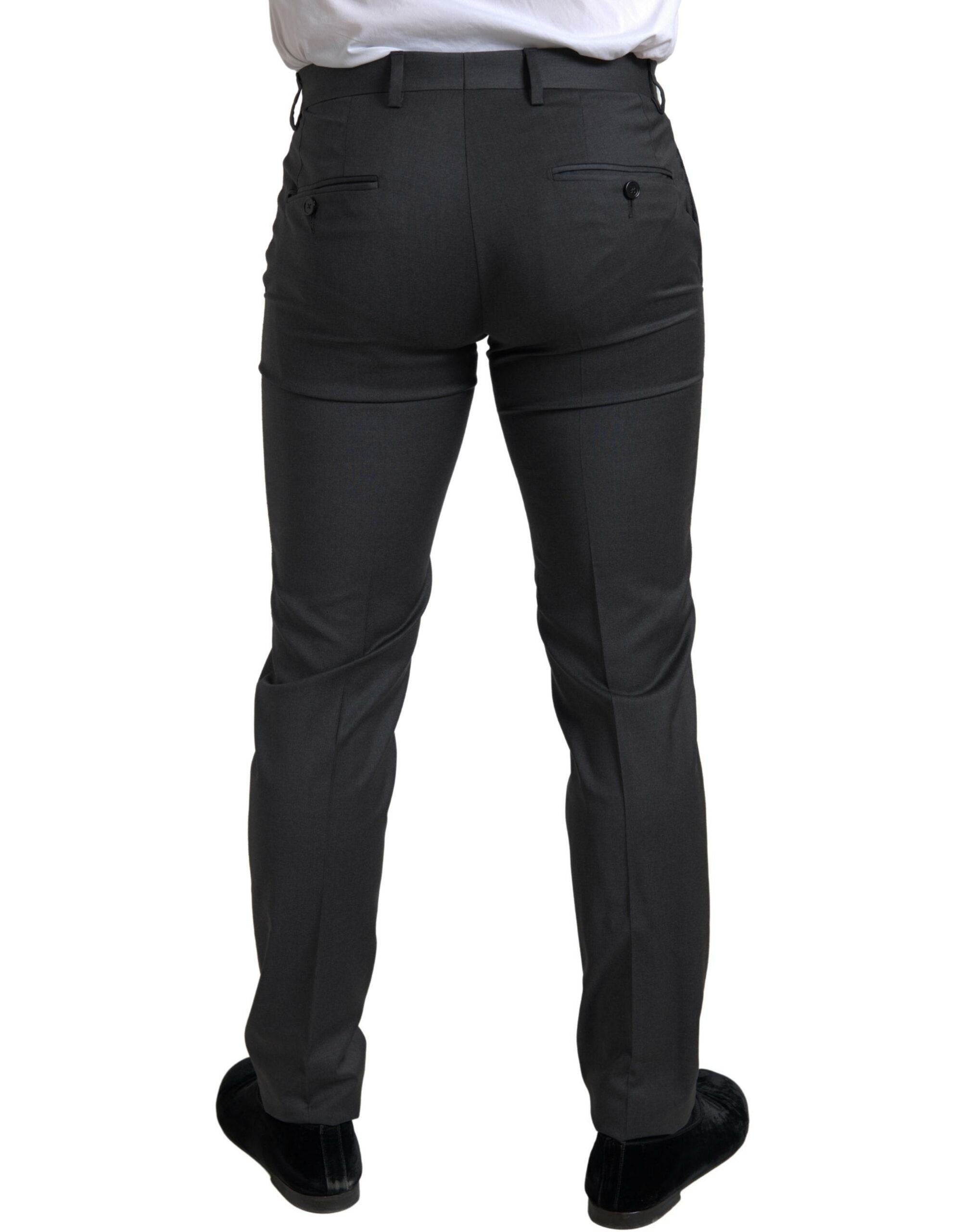 Dolce & Gabbana Gray 2 Piece Double Breasted SICILIA Suit -   -  Dolce & Gabbana.