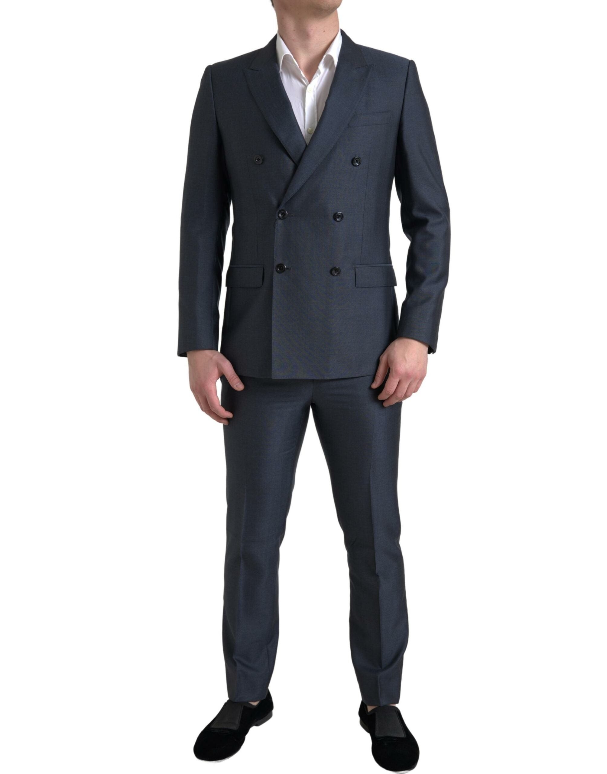 Dolce & Gabbana Blue 2 Piece Double Breasted MARTINI Suit -   -  Dolce & Gabbana.