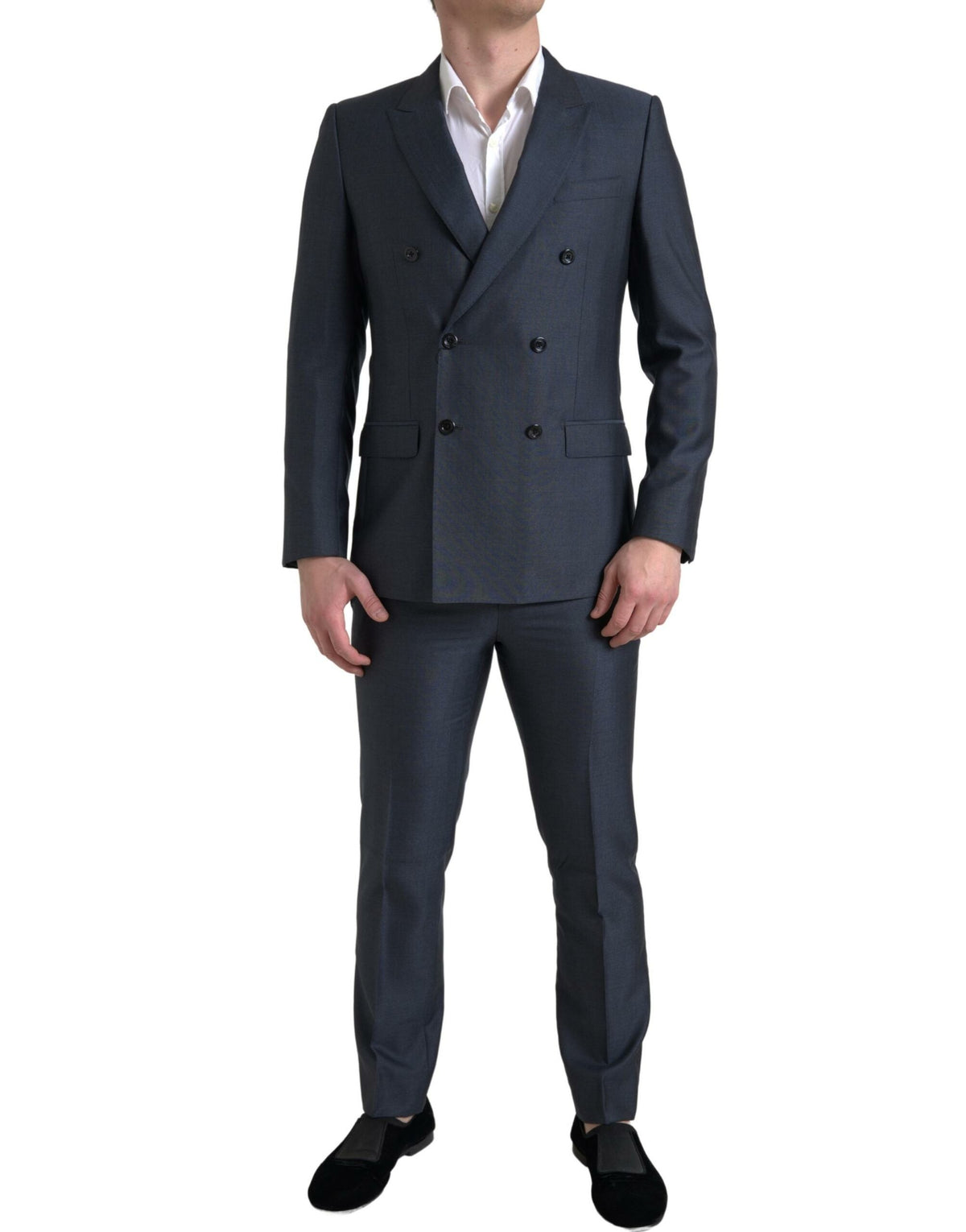 Dolce & Gabbana Blue 2 Piece Double Breasted MARTINI Suit -   -  Dolce & Gabbana.