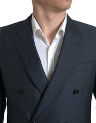 Dolce & Gabbana Blue 2 Piece Double Breasted MARTINI Suit -   -  Dolce & Gabbana.