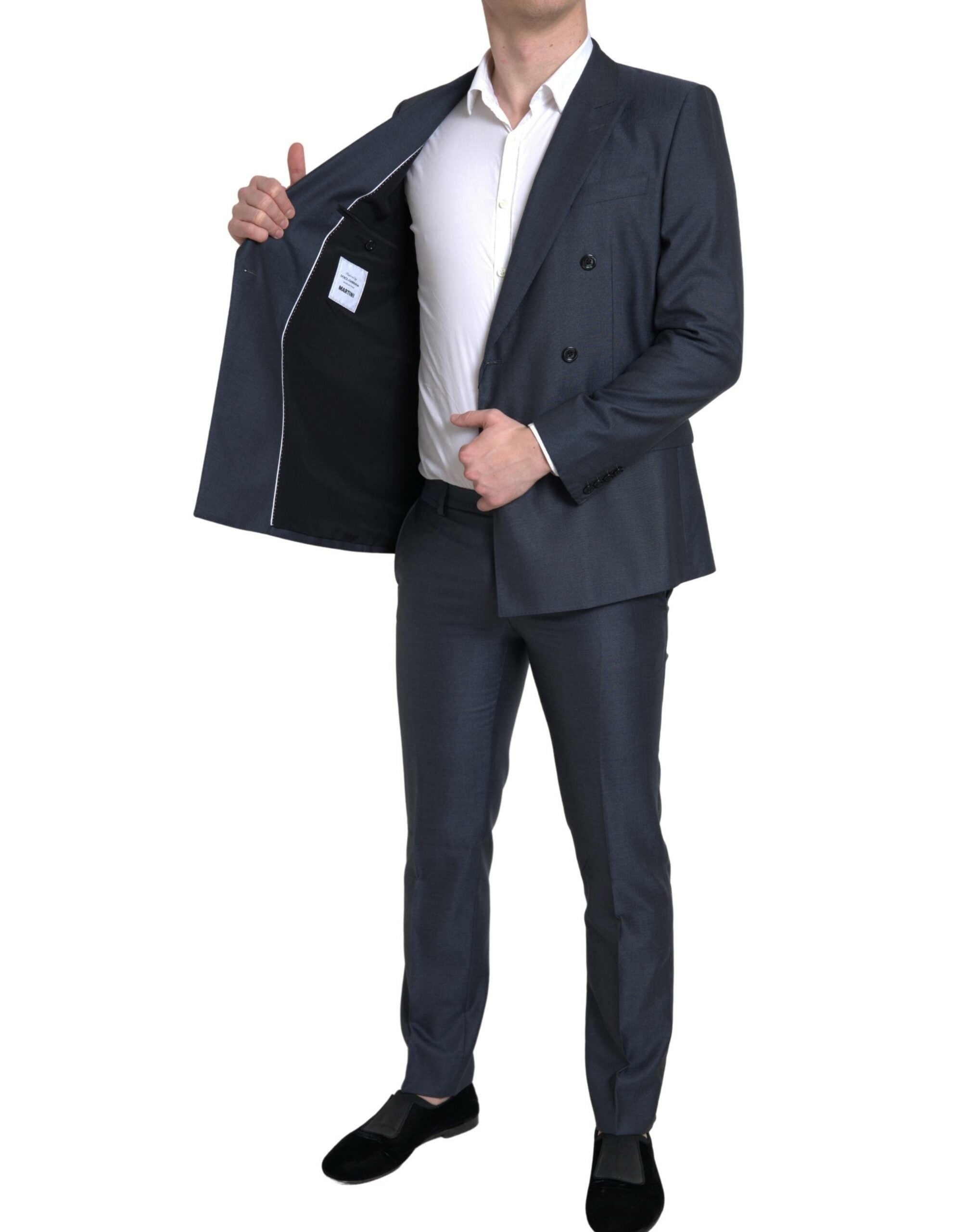 Dolce & Gabbana Blue 2 Piece Double Breasted MARTINI Suit -   -  Dolce & Gabbana.
