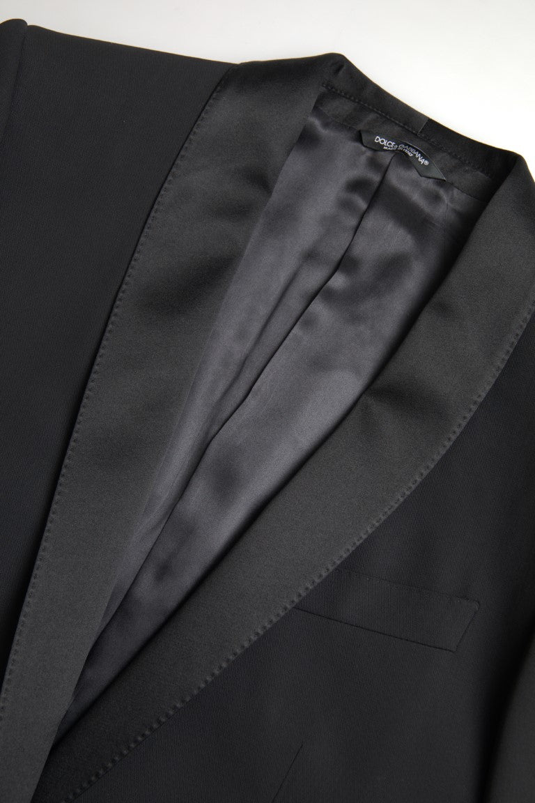 Dolce & Gabbana Black Wool Single Breasted MARTINI Blazer -   -  Dolce & Gabbana.