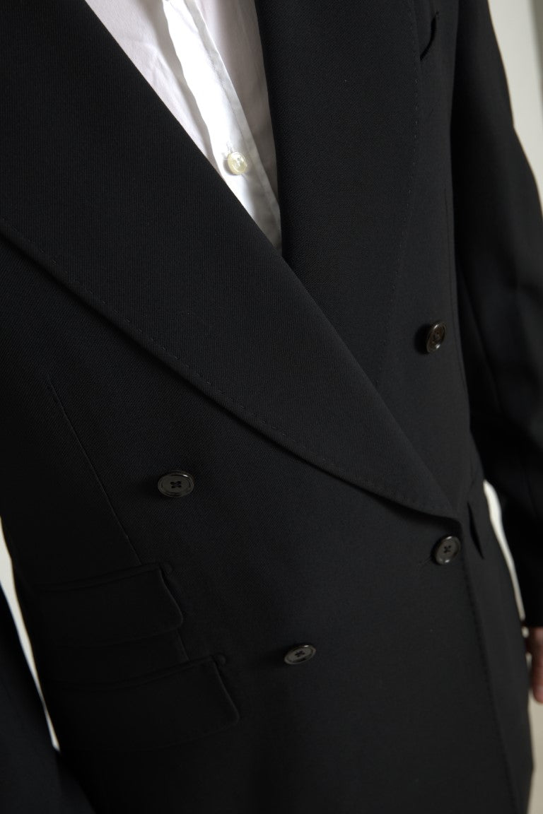 Dolce & Gabbana Black 2 Piece Double Breasted SICILIA Suit -   -  Dolce & Gabbana.