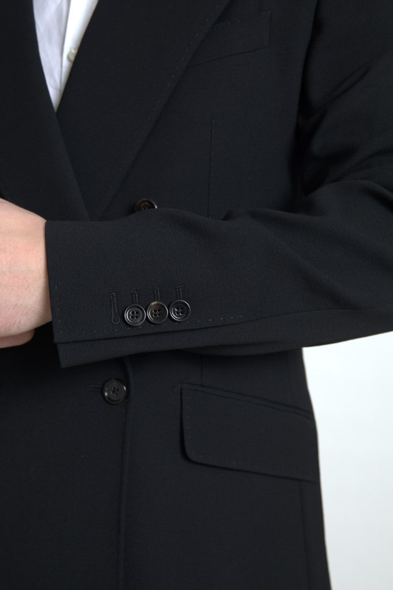 Dolce & Gabbana Black 2 Piece Double Breasted SICILIA Suit -   -  Dolce & Gabbana.