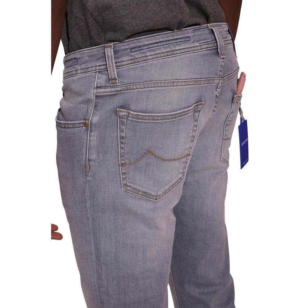Jacob Cohen Sleek Slim Fit Grey Denim -   -  Jacob Cohen.
