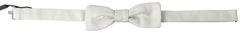 Dolce & Gabbana Ivory Silk Adjustable Neck Papillon Men Bow Tie -  Neckties, Men -  Dolce & Gabbana.