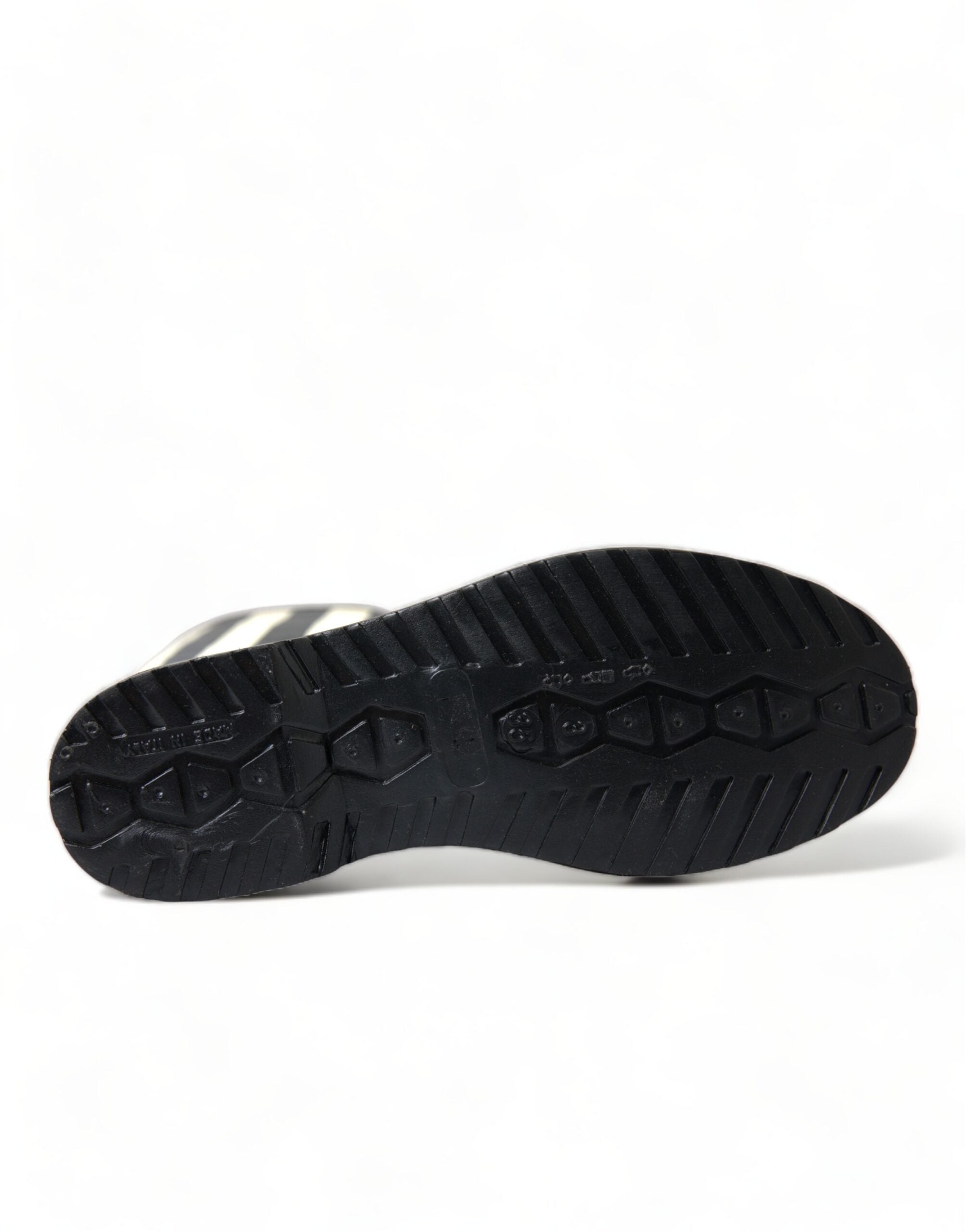 Dolce & Gabbana Black Rubber Knee High Flat Boots Shoes -   -  Dolce & Gabbana.
