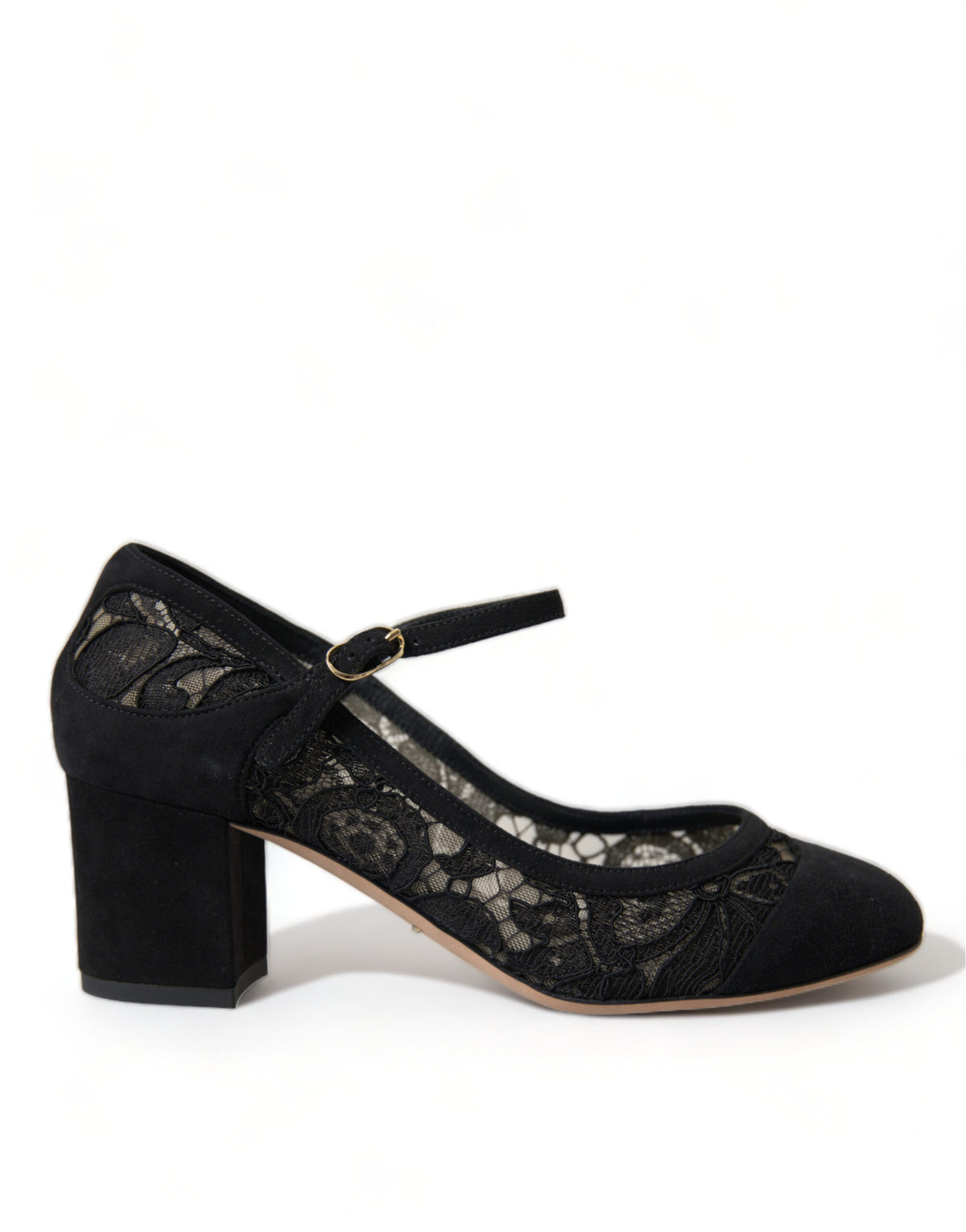 Dolce & Gabbana Black Mary Jane Taormina Lace Pumps Shoes -   -  Dolce & Gabbana.