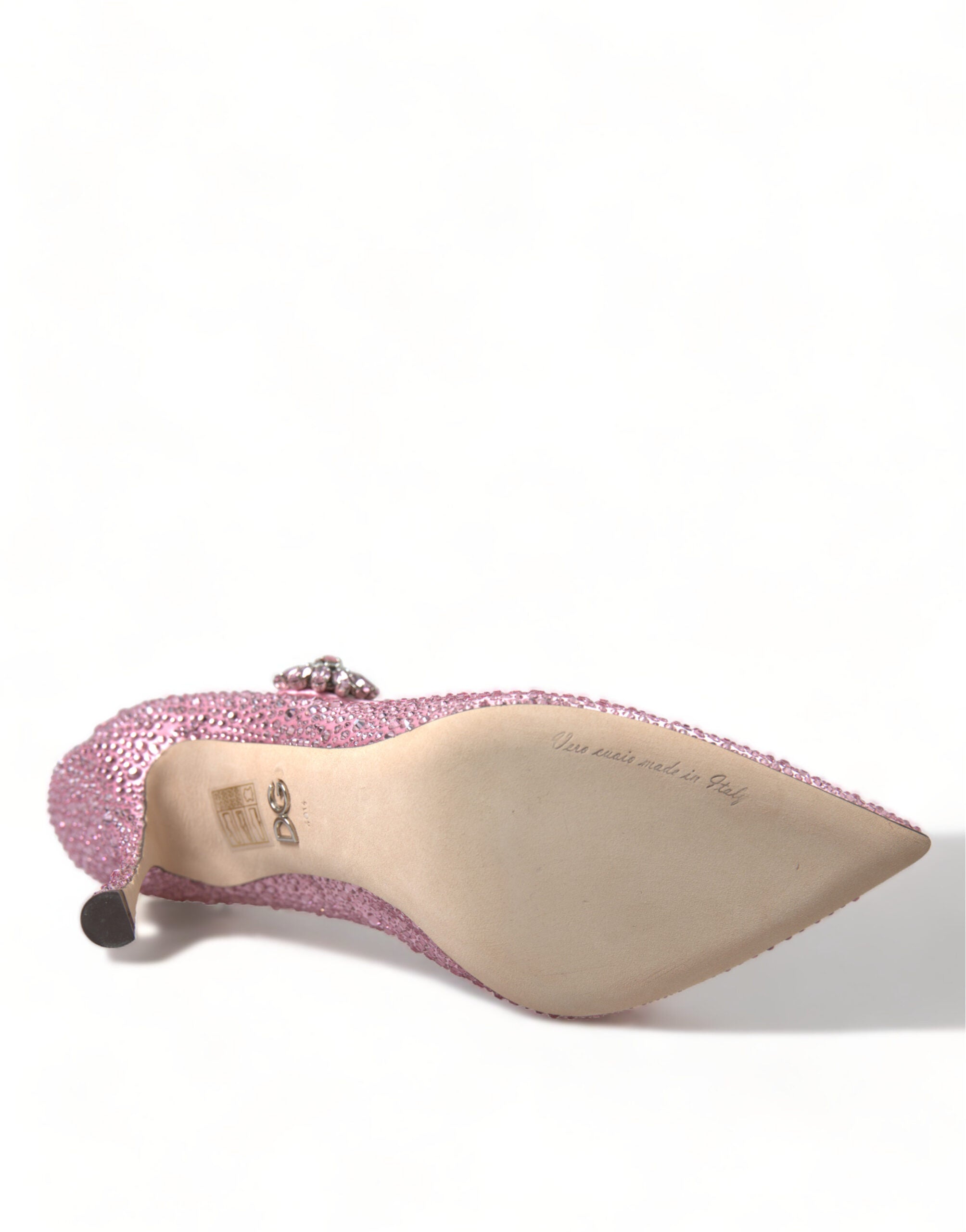Dolce & Gabbana Pink Strass Crystal Heels Pumps Shoes -   -  Dolce & Gabbana.