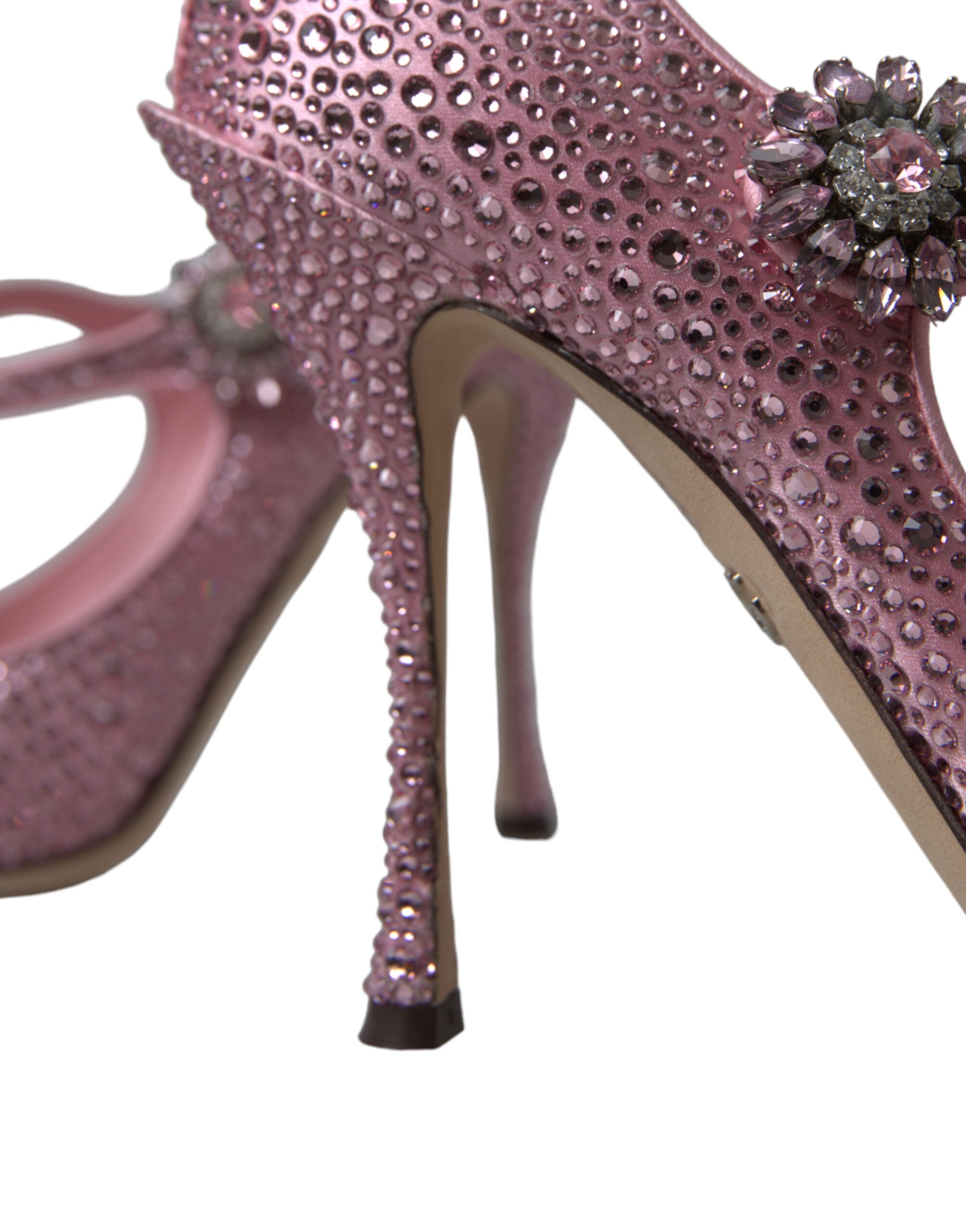 Dolce & Gabbana Pink Strass Crystal Heels Pumps Shoes -   -  Dolce & Gabbana.