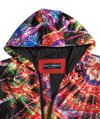 Dolce & Gabbana Multicolor Hooded Sweatshirt Sweater -   -  Dolce & Gabbana.