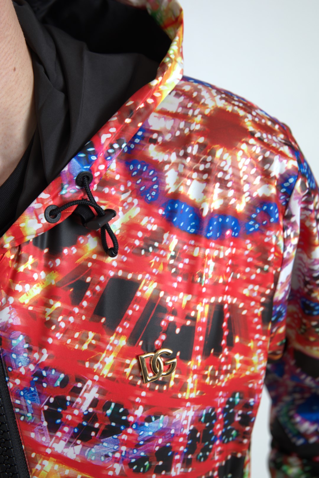 Dolce & Gabbana Multicolor Hooded Sweatshirt Sweater -   -  Dolce & Gabbana.