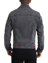 Dolce & Gabbana Gray Washed Cotton Stretch Denim Men Jacket -   -  Dolce & Gabbana.