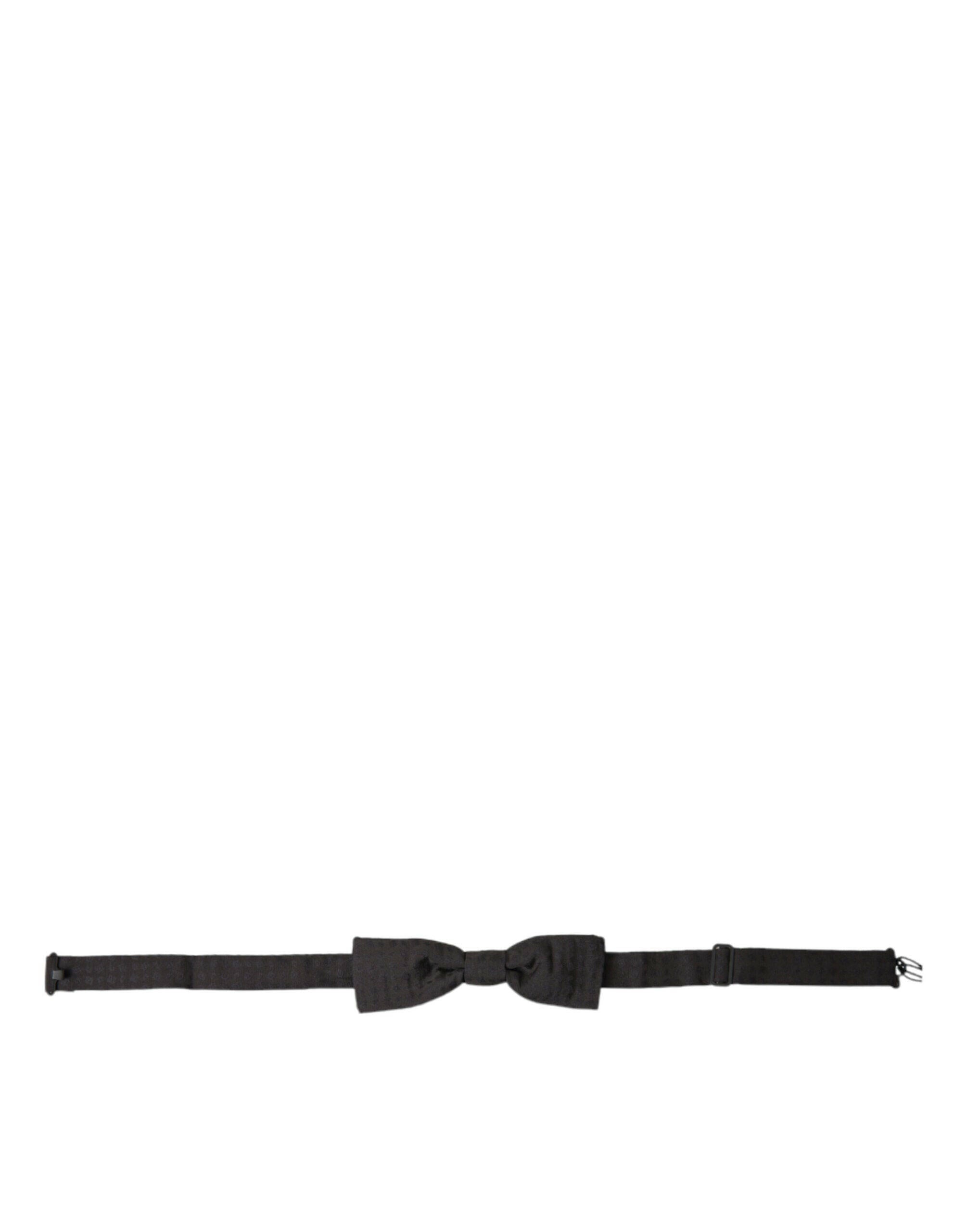 Dolce & Gabbana Brown Fantasy Silk Adjustable Neck Men Papillon Bow Tie -  Neckties, Men -  Dolce & Gabbana.