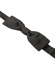 Dolce & Gabbana Brown Fantasy Silk Adjustable Neck Men Papillon Bow Tie -  Neckties, Men -  Dolce & Gabbana.