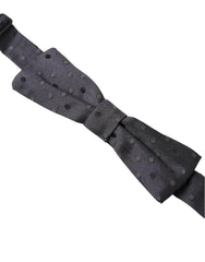 Dolce & Gabbana Blue Polka Dot Silk Adjustable Neck Men Papillon Bow Tie -  Neckties, Men -  Dolce & Gabbana.