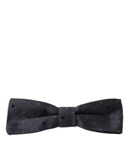 Dolce & Gabbana Blue Polka Dot Silk Adjustable Neck Men Papillon Bow Tie -  Neckties, Men -  Dolce & Gabbana.