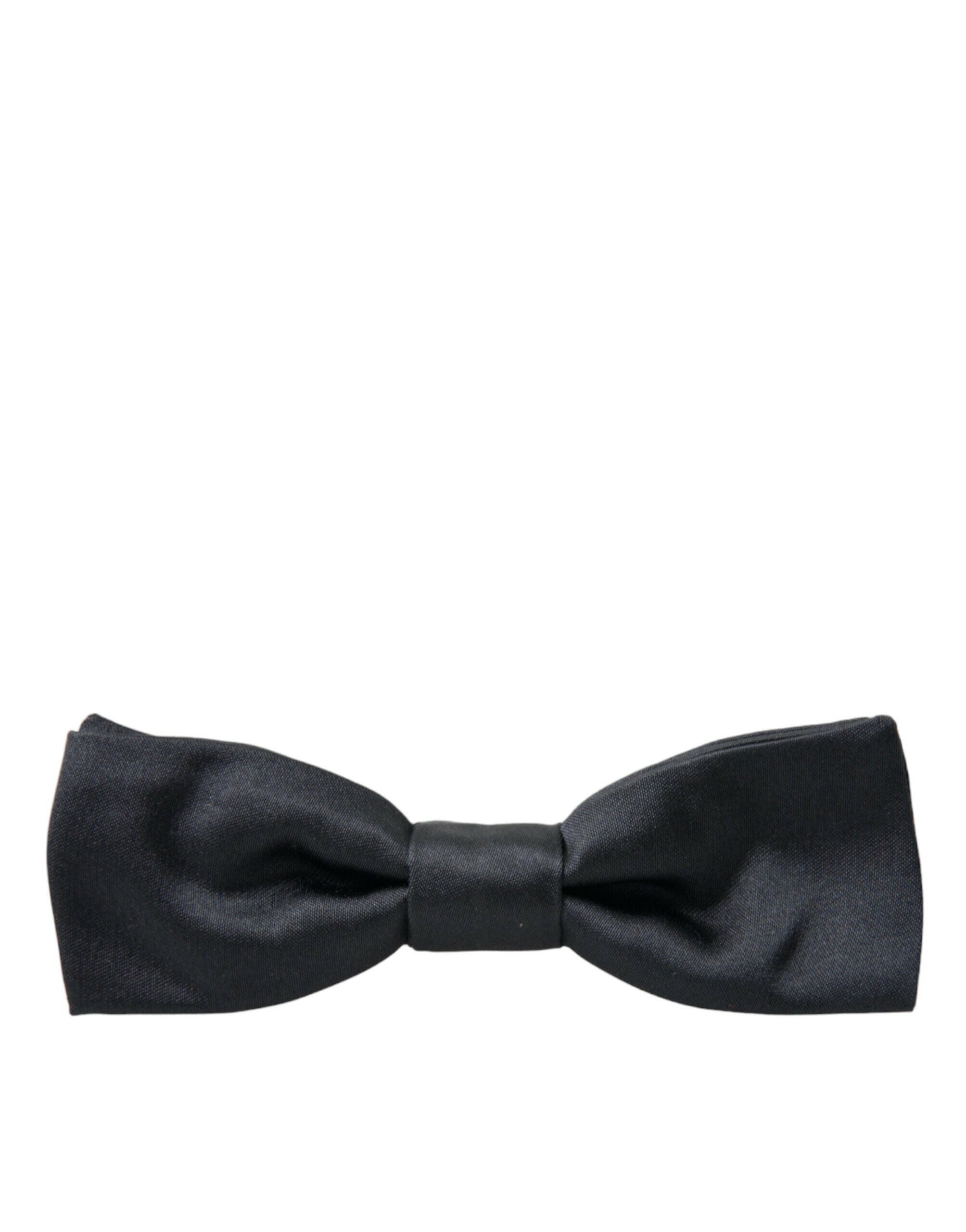 Dolce & Gabbana Dark Gray Silk Adjustable Neck Men Papillon Bow Tie -  Neckties, Men -  Dolce & Gabbana.