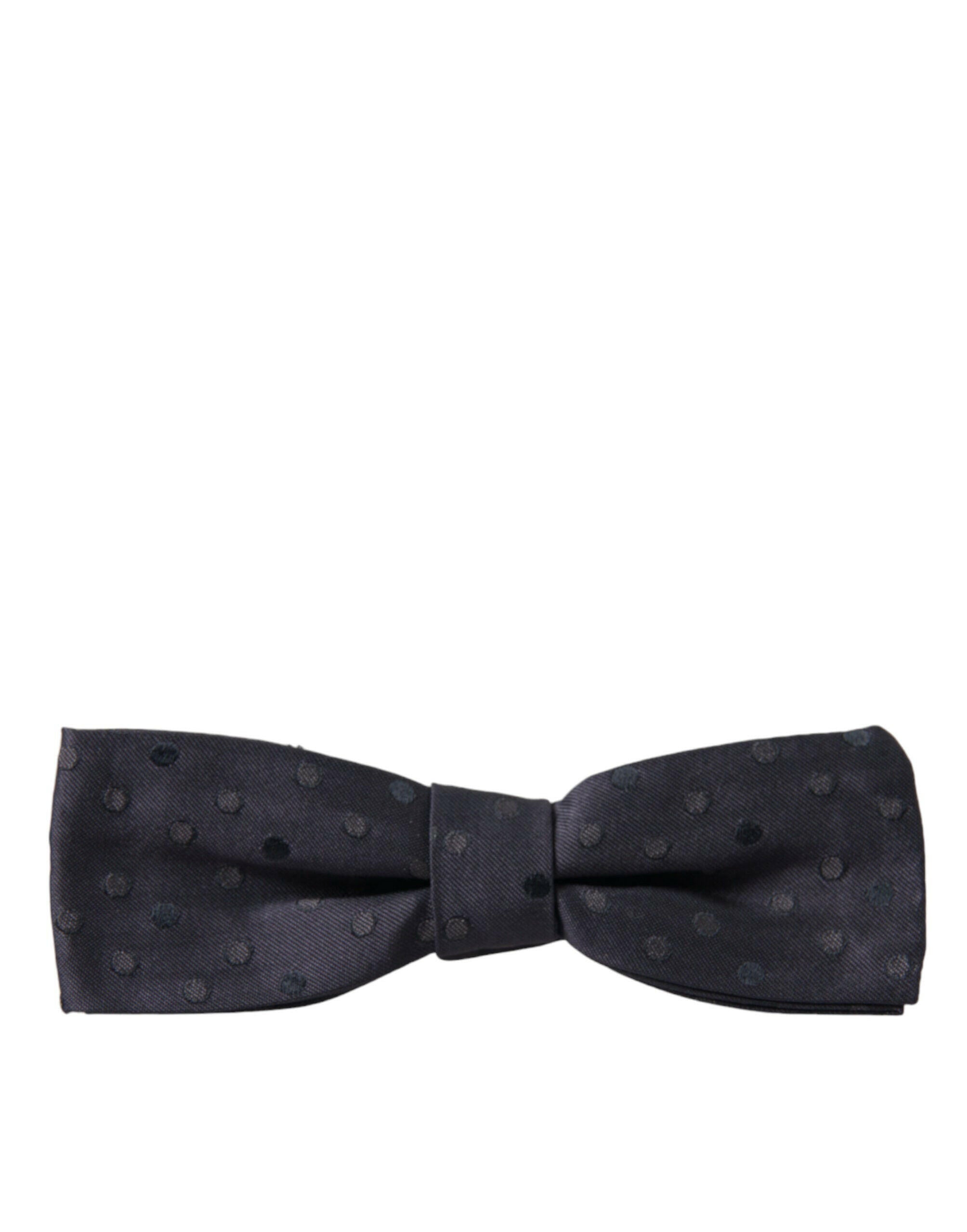 Dolce & Gabbana Blue Polka Dot Silk Adjustable Neck Men Papillon Bow Tie -  Neckties, Men -  Dolce & Gabbana.