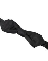 Dolce & Gabbana Black Silk Adjustable Neck Men Papillon Bow Tie -  Neckties, Men -  Dolce & Gabbana.