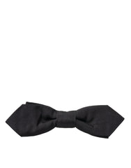 Dolce & Gabbana Black Silk Adjustable Neck Men Papillon Bow Tie -  Neckties, Men -  Dolce & Gabbana.