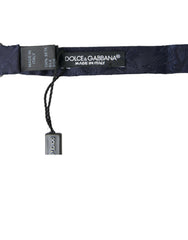 Dolce & Gabbana Blue Silk Adjustable Neck Men Papillon Bow Tie -  Neckties, Men -  Dolce & Gabbana.